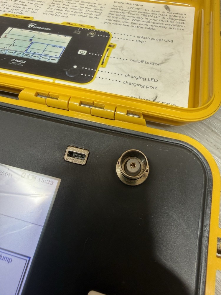 Springbok Tracker - Time Domain Reflectometer - CFL TDR CATV TDR