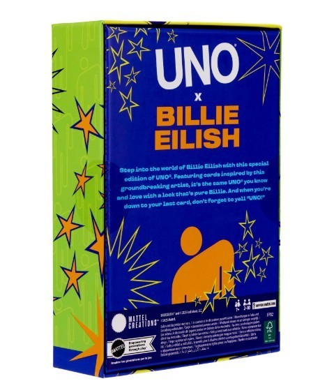 UNO Canvas Billie Eilish Premium Deck Same Day Ship New Sealed