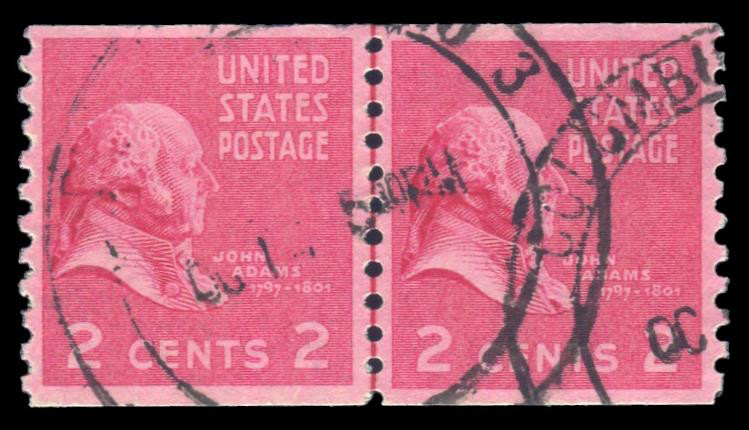#841 Used Coil Line Pair, PSE Graded 85, Cert # 01324259