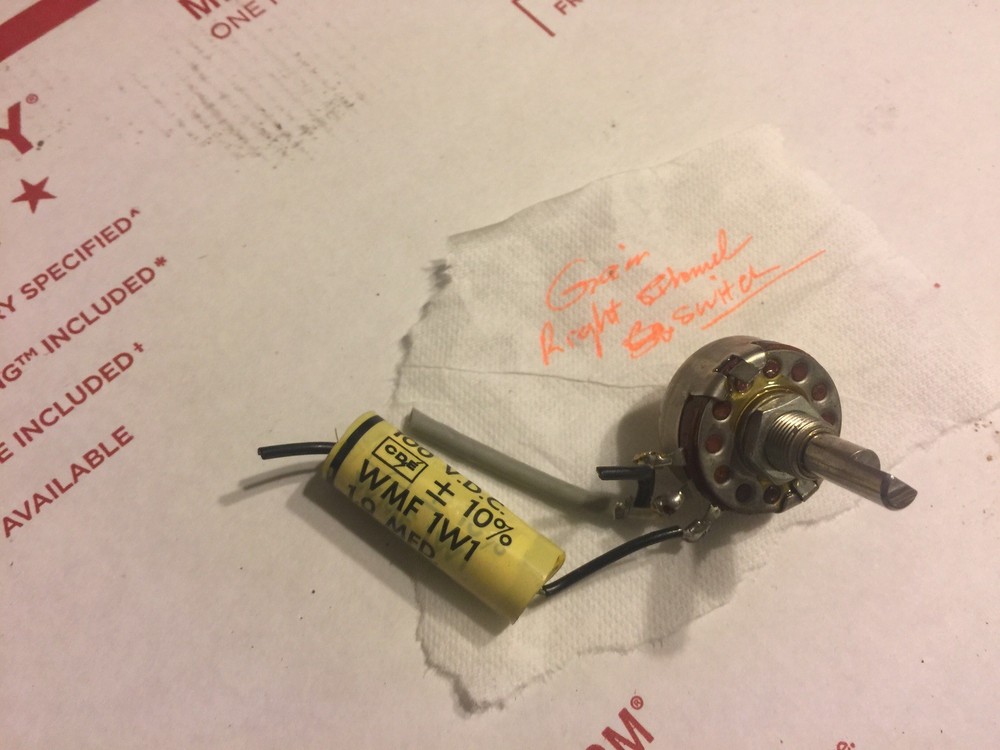 Bose 1801 Amplifier Parts - Gain Control Switch