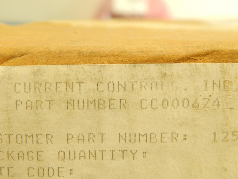 CURRENT CONTROLS CC-000624 01-49 TRANSFORMER