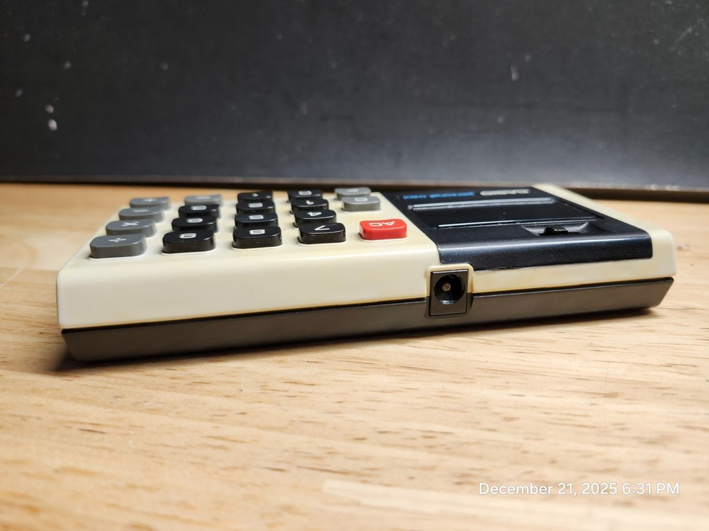 Vintage Calculator CASIO Personal Mini Electronic Casio Computer Japan