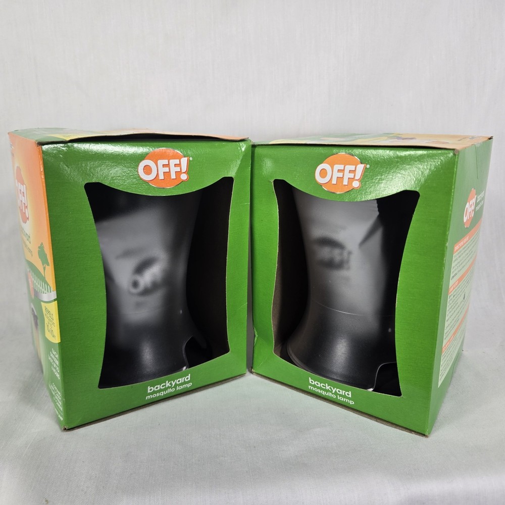 OFF! Backyard Mosquito Lamp Repellent 10x10 Ft Refillable 6 Hr Diffuser 2Pk