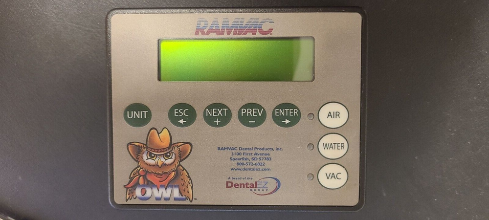 DentalEZ RAMVAC OWL Touch Screen Assembly Master Control Dental EZ Ram Vac