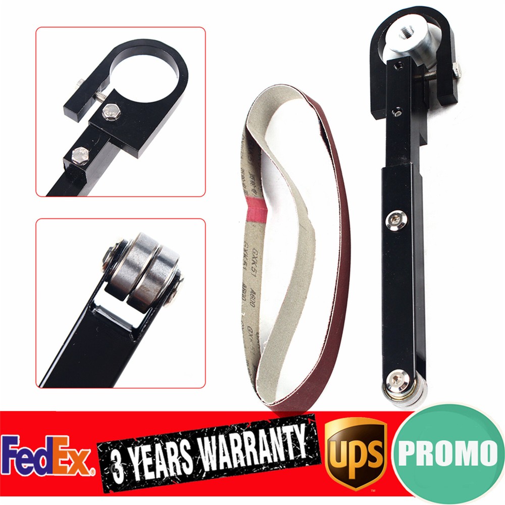 Angle Grinder Belt Sander Attachment Metal Wood Sanding Grinding Machine Bracket