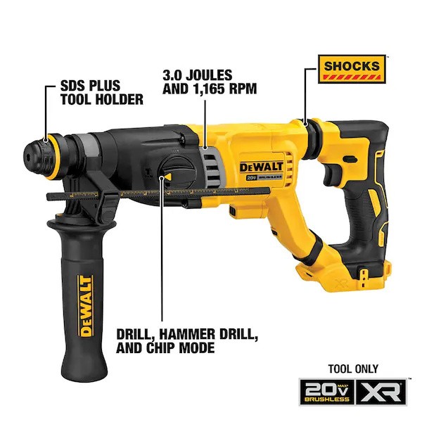 For DeWalt DCH263B 20V Handle Rotary Hammer Drill