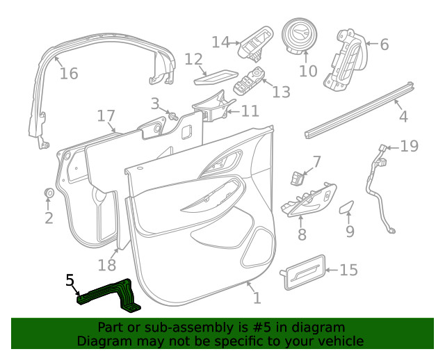 Genuine GM Bracket 42687092