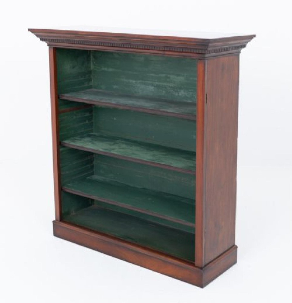 Georgian Open Bookcase Mahogany 1790
