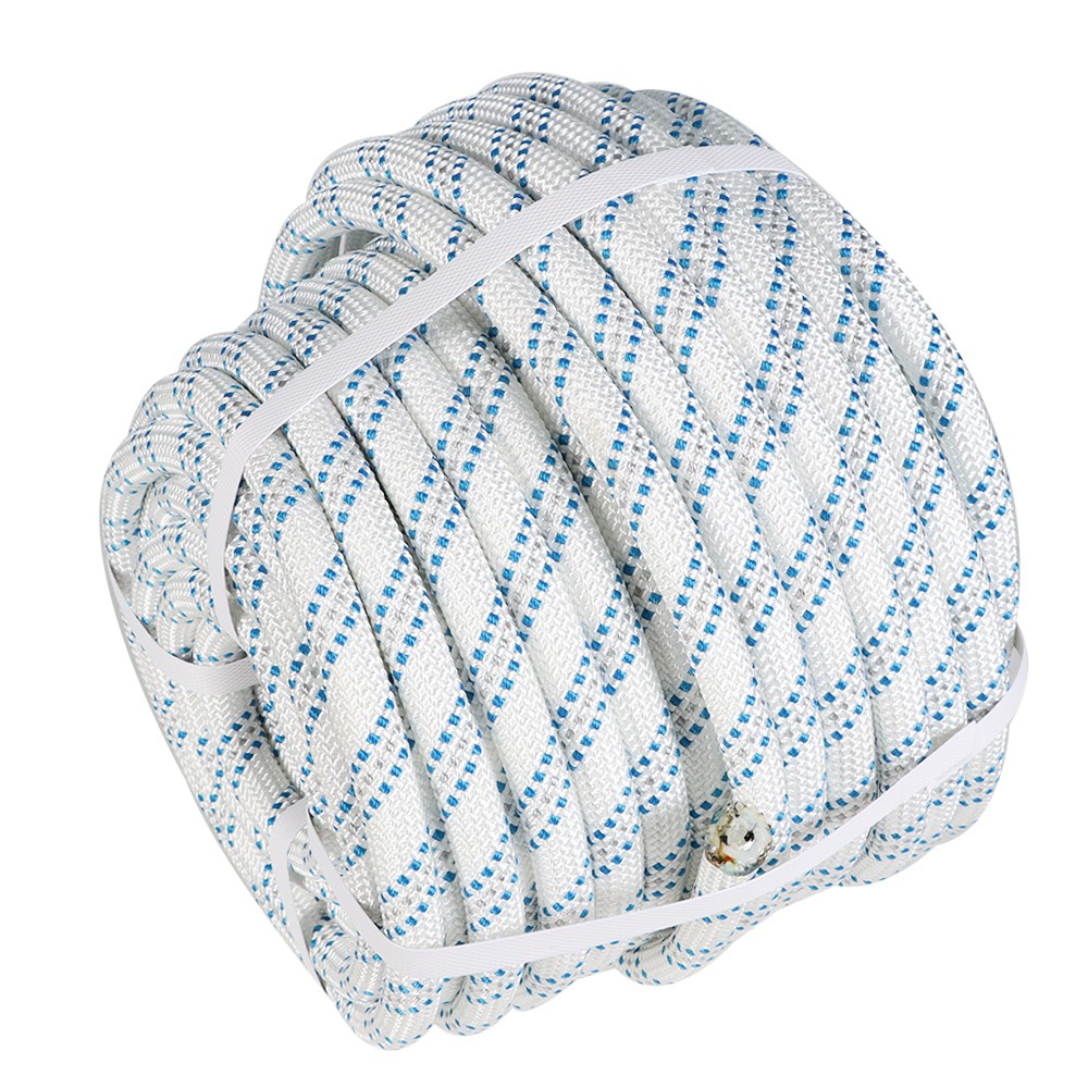 Double Braid Nylon Polyester Arborist Bull Rope Pulling Rigging Line 5/8" × 150'