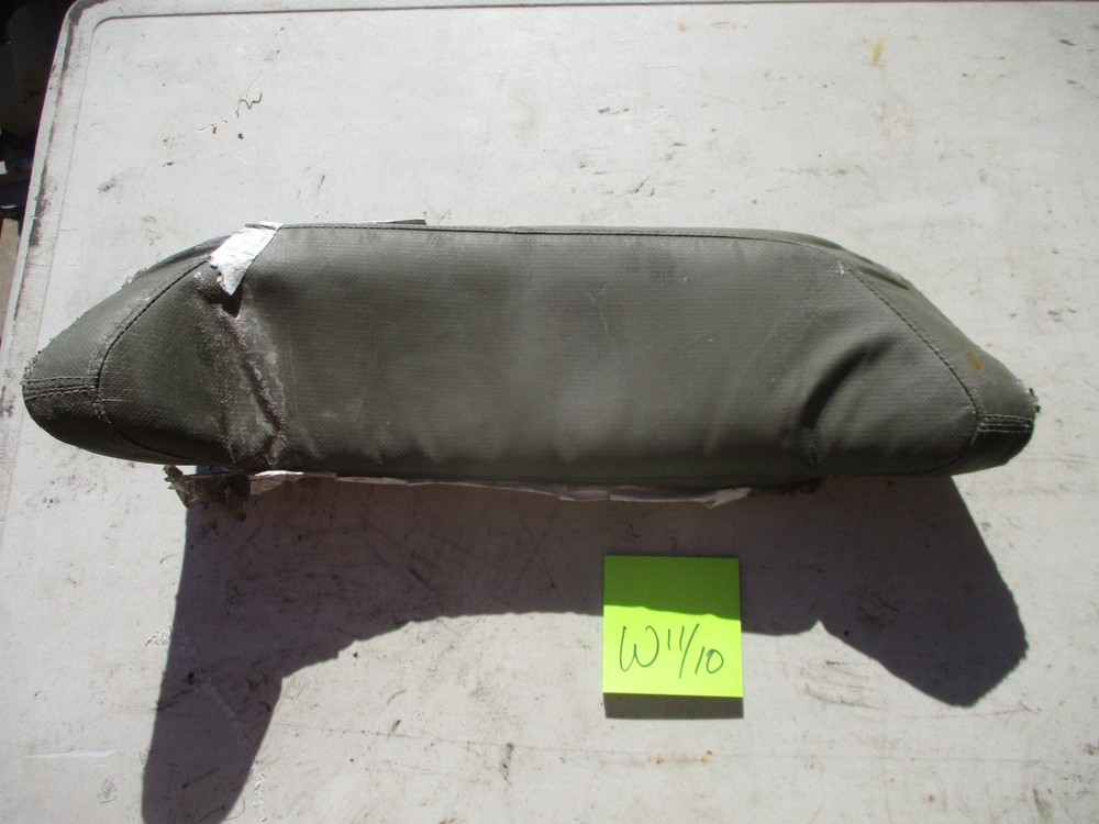 Used M66 Cushion Backrest, Poor Cond, Bent, Cut Canvas for M66 Ring Mount