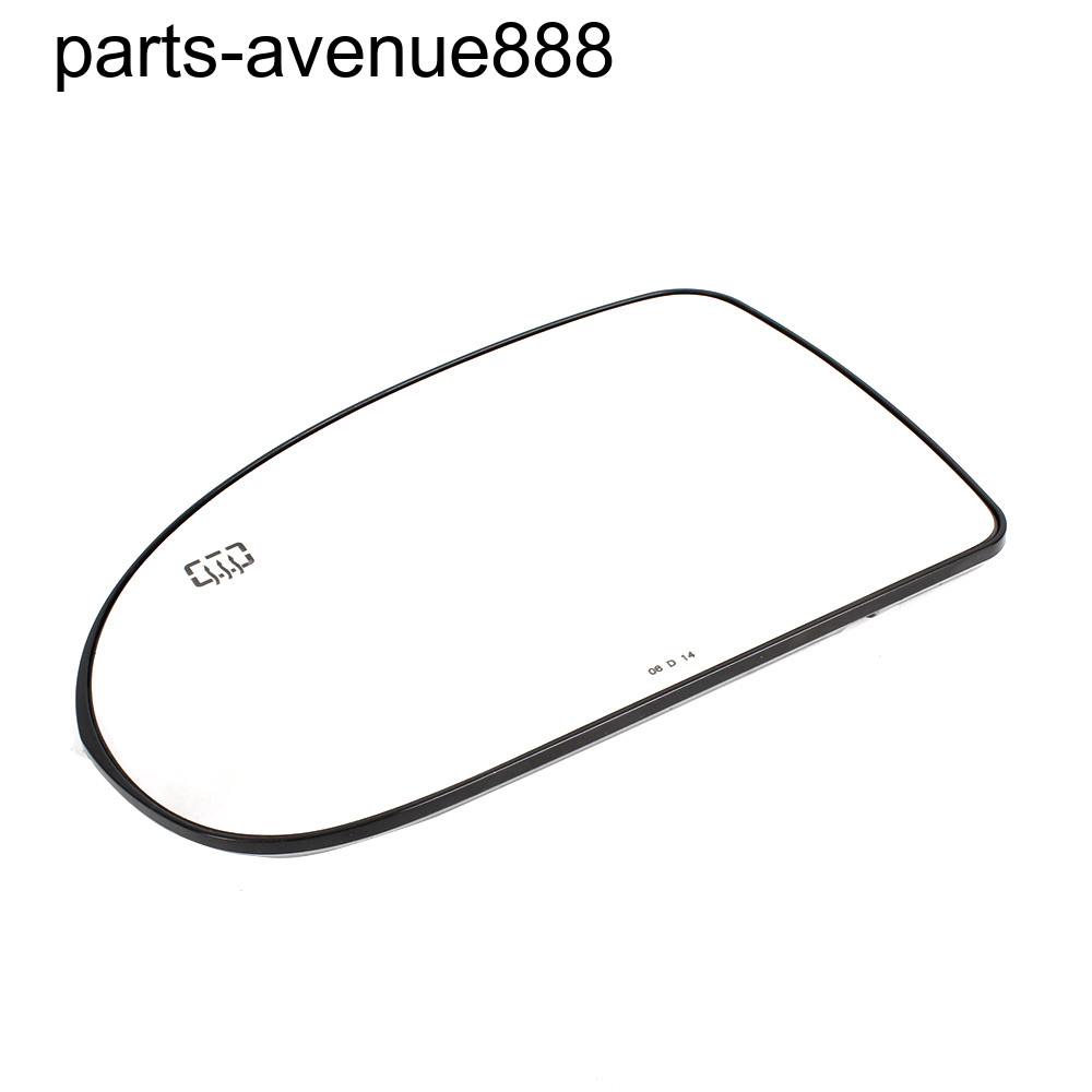 Mirror Glass For Jeep Compass 2007-2017 Left Side Heated w/ Backing Plate