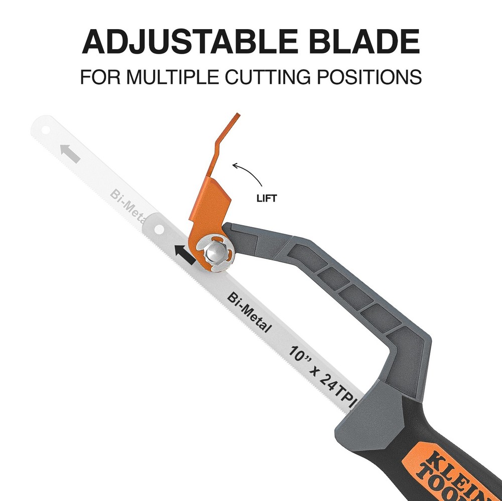 Klein Tools 31432 Compact Medium-Cut Hacksaw