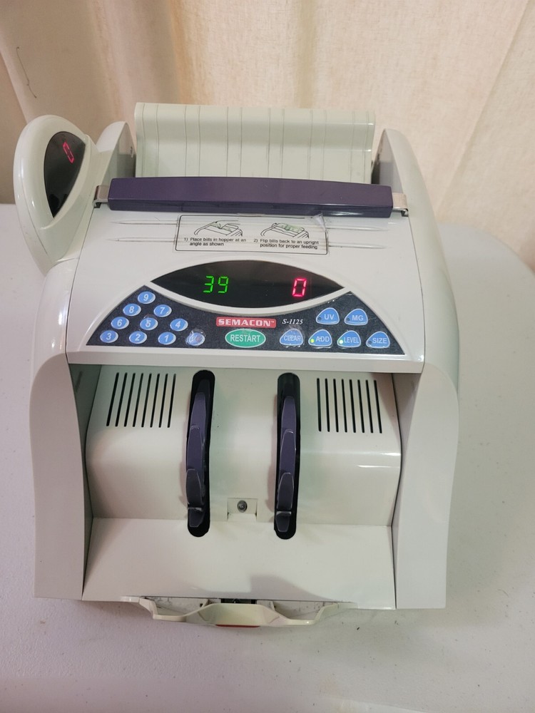 Semacon S-1125 "Working Condition" Digital Money Counter