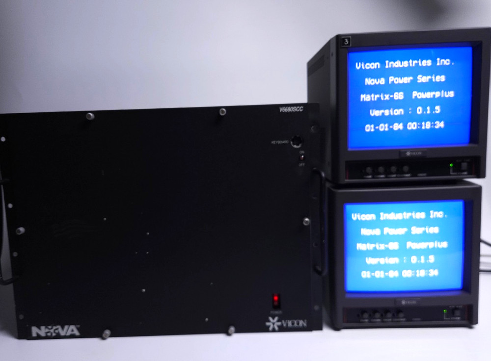 Vicon Nova V6660SCC Matrix-66 PowerPlus CCTV Video Matrix Switcher – Tested
