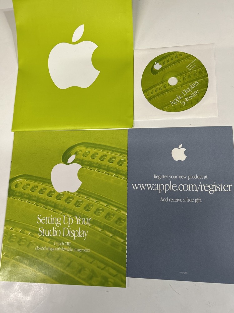 Apple Studio Display Setup Manual & Software