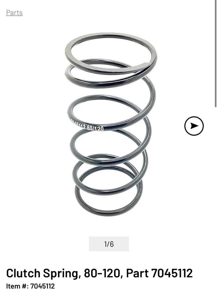 Clutch Spring, 80-120, Part 7045112