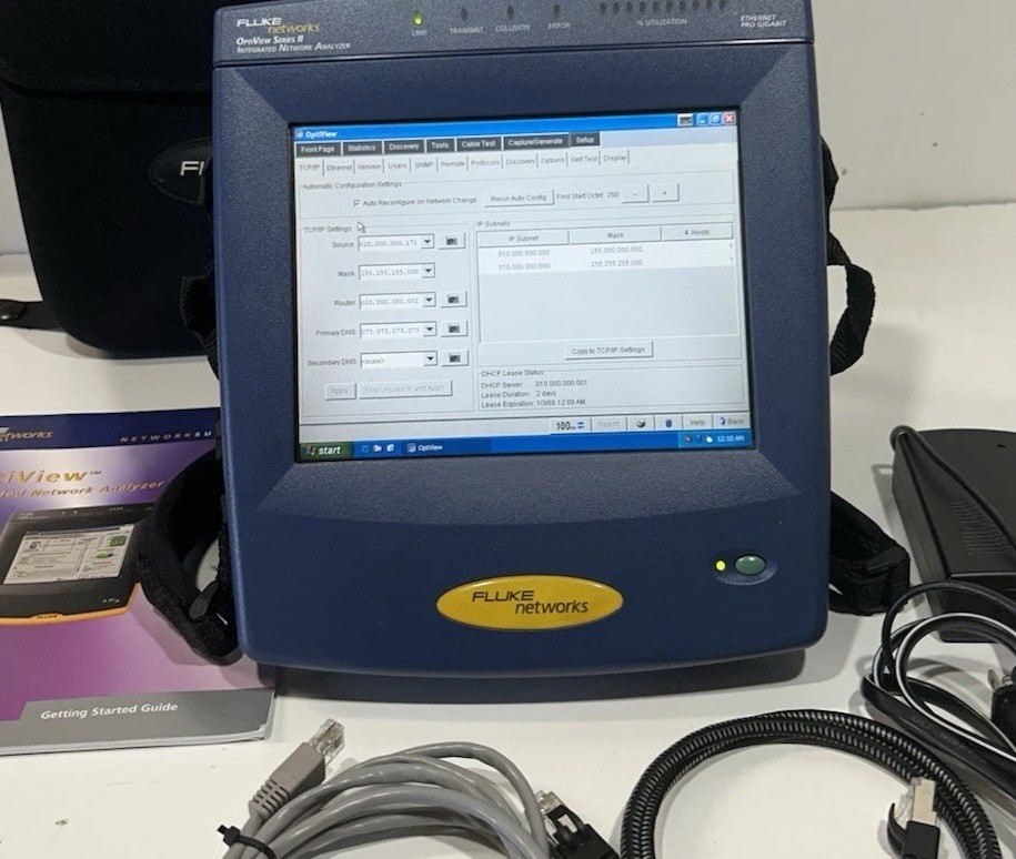 Fluke Network Optiview Series II Integrated Network Analyzer Excellent Condition