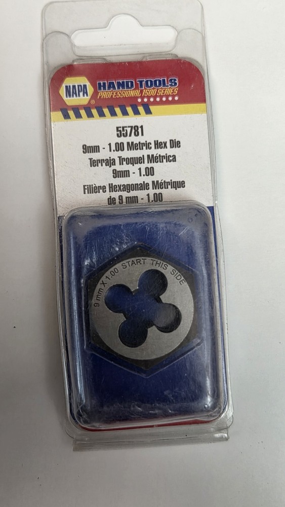55781 9mm - 1.00 Metric Hex Die