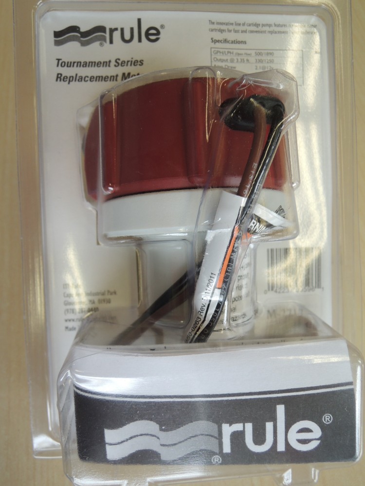 RULE 45DR REPLACEMENT MOTOR MODULE 500 GPH livewell pump Skeeter