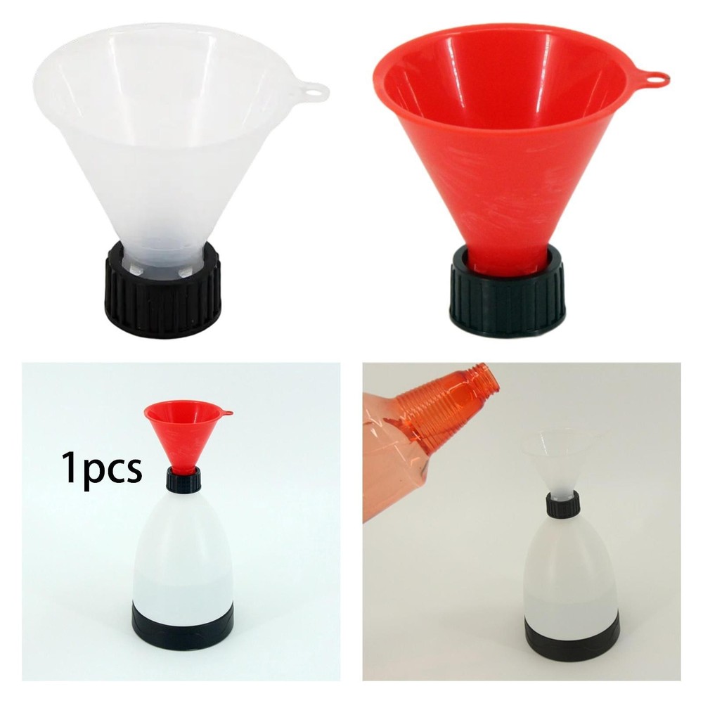 Threaded Funnel Easy Fill Funnel Easy to Clean & Store Spillproof Kitchen Tool