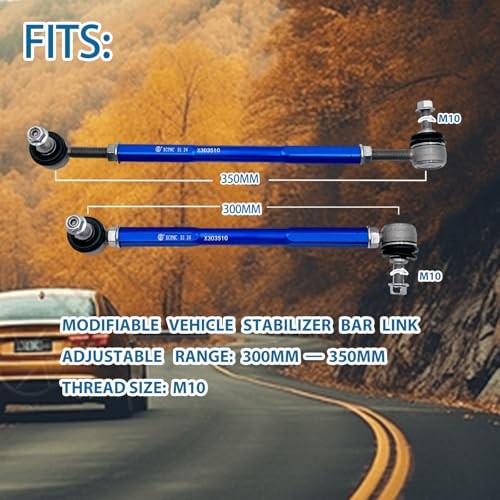 11.81-13.78' m10 Modified Front Sway Stabilizer Bar End Drop Link 2 Pcs Left &