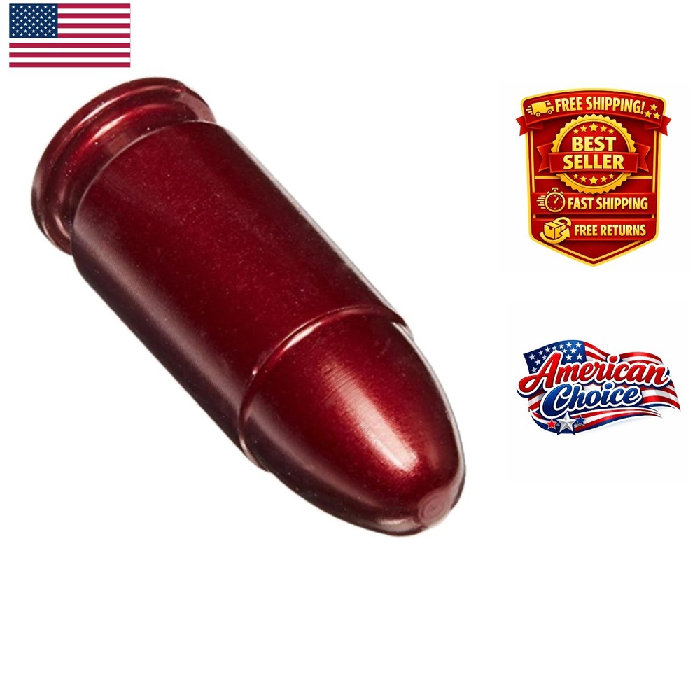 9mm Luger Snap Caps - 5-Pack, Ideal for Training, Testing & Safe De-cocking