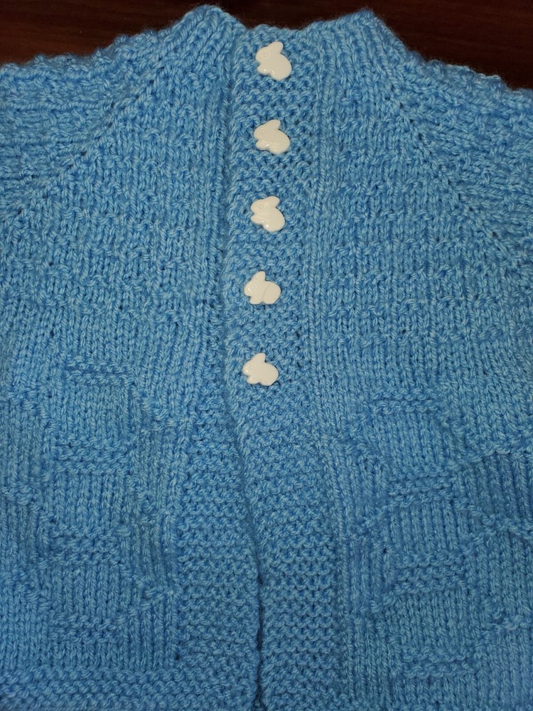 Baby Blue Sweater & Hat