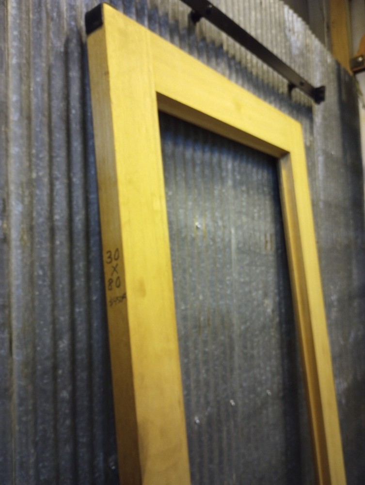 Solid Wood Full View Exterior Door Frame 30 1/4" x 80"