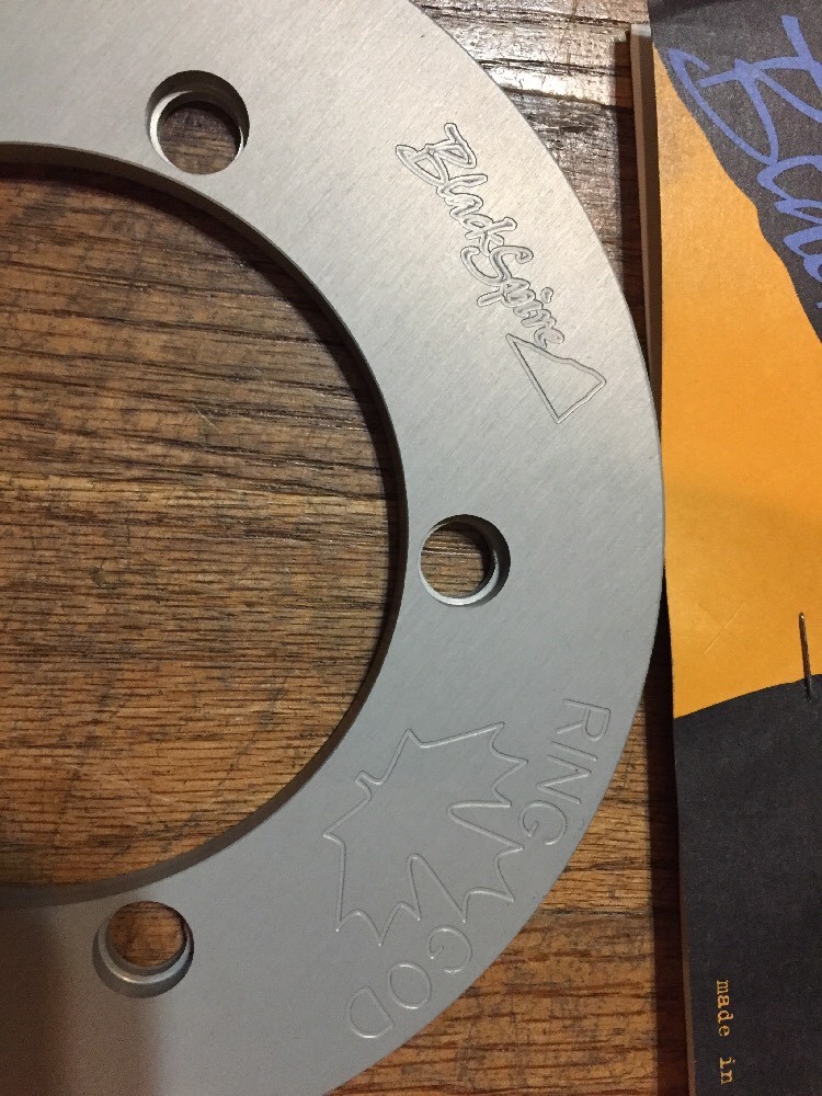 BlackSpire ring god chainring BASH guard 5 hole 110 mm