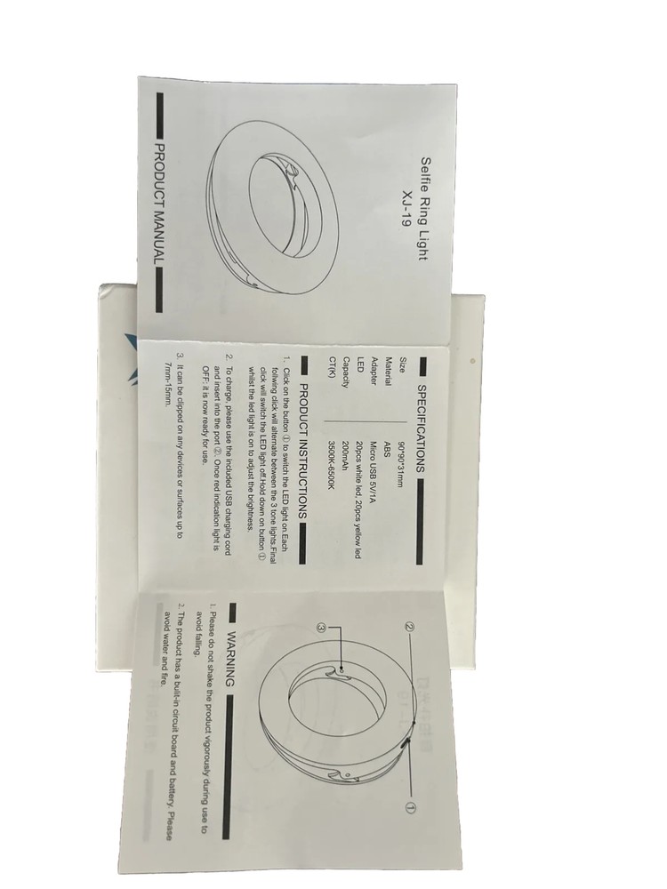 Sparklmage Mobile Selfie Ring Light