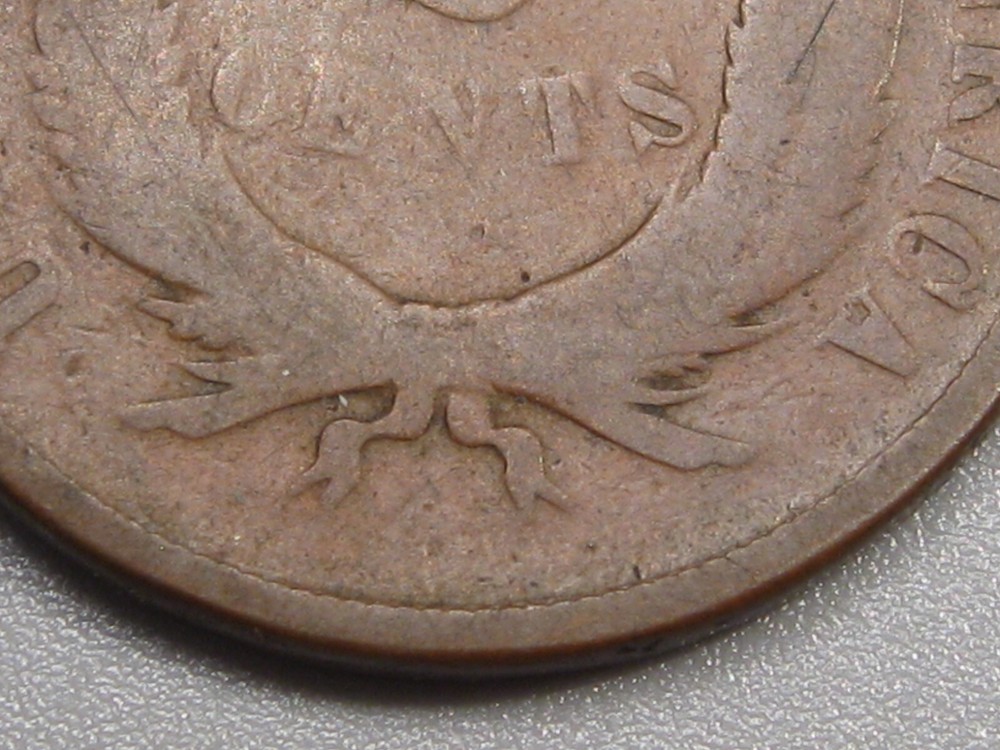1869 US 2¢ Two Cent Piece. #18