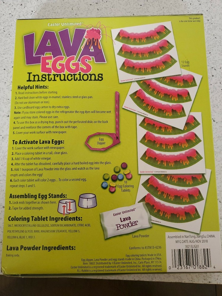 PAAS Easter Lava Eggs Decorating Kit