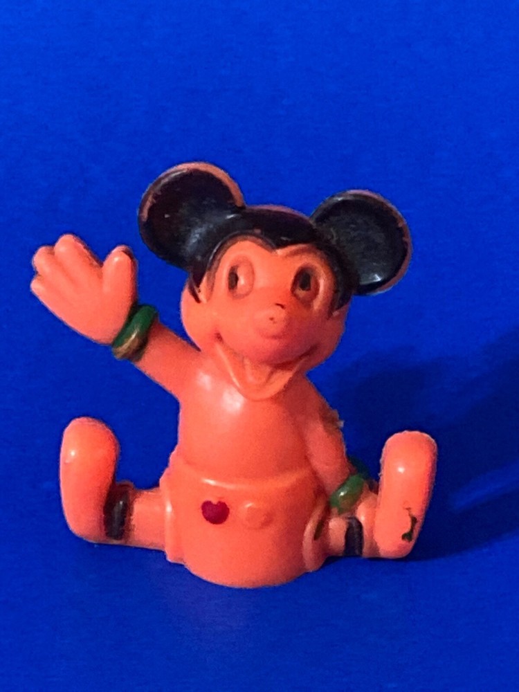 Mickey Mouse PVC finger puppet maker unknown made in Hong Kong