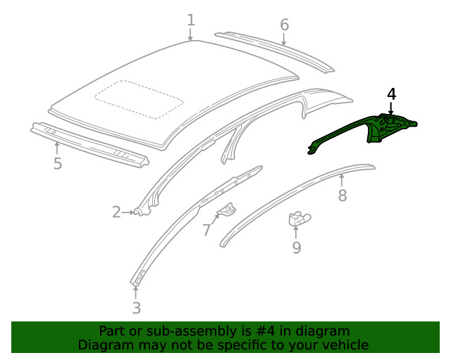 Genuine GM Inner Rail 25661088