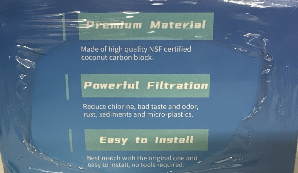 4 Pack Replacement Shower Filter Cartridges – Compatible with Jolie Showerhead