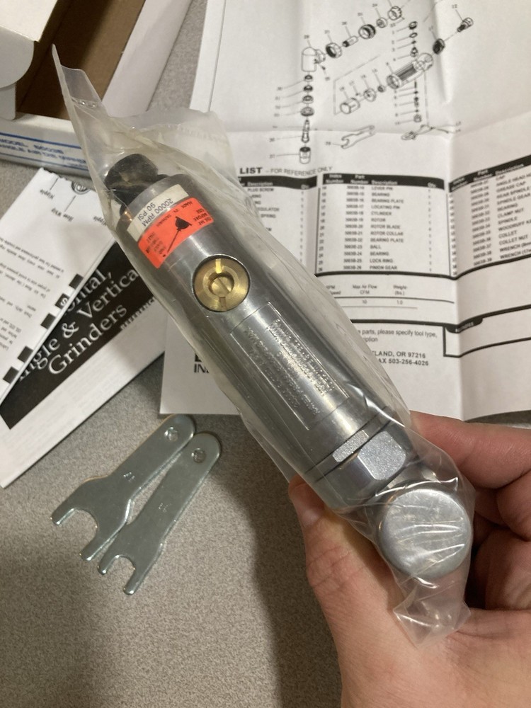 Angle Air Die Grinder pneumatic eagle industries 5003B