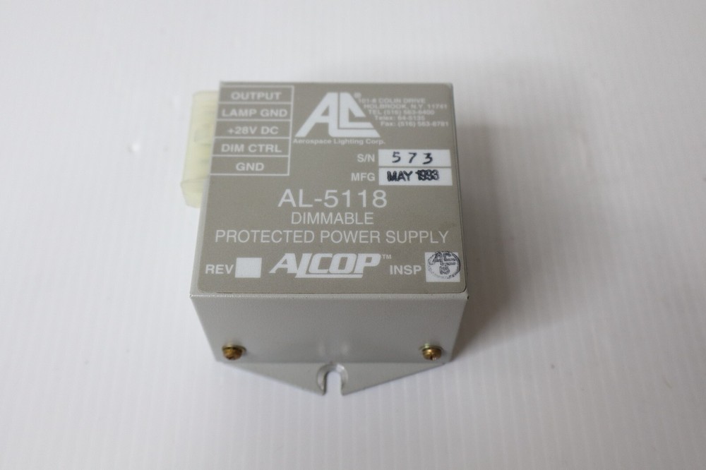 Aerospace Lighting Corp AL-5118 Dimmable Protected Power Supply