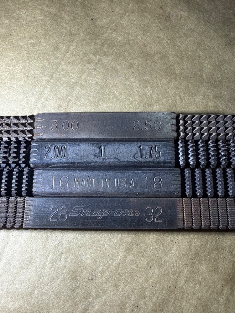 Snap-on & Matco Thread Restoring Tool Set