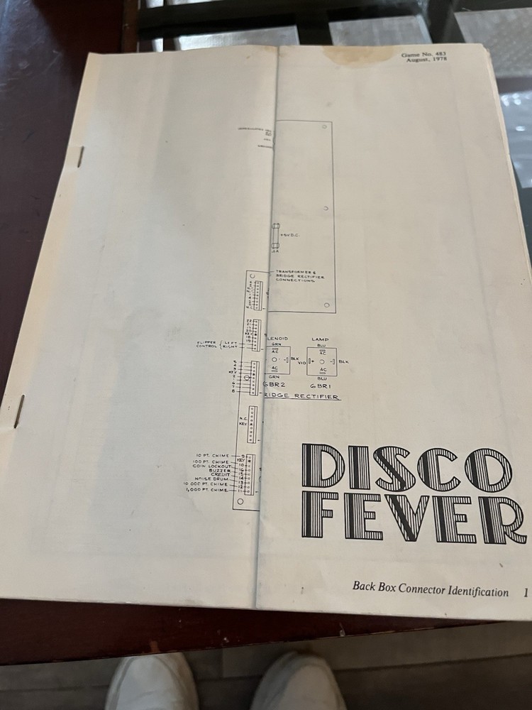 Disco Fever Pinball Manual