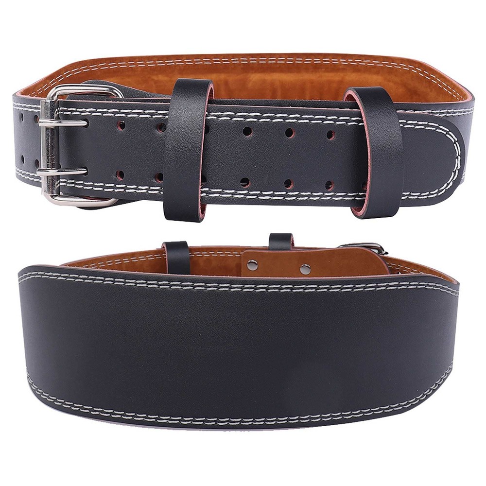 Weight Lifting Belt Back Lumbar Support Strength Training Fitness Workout...