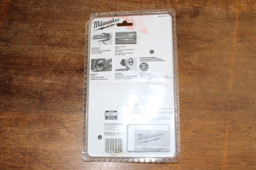 Milwaukee Armored Cable Cutter - NEW!