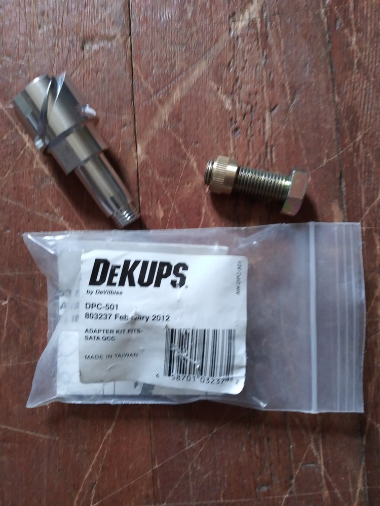 Devilbiss DPC-501 (803237) DeKups Adapter Kit (Fits Sata QCC)