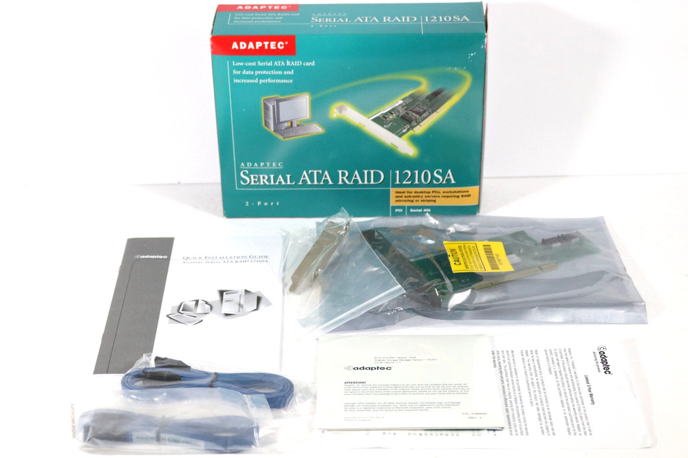*NEW* Adaptec Serial ATA RAID 1210SA Controller Card
