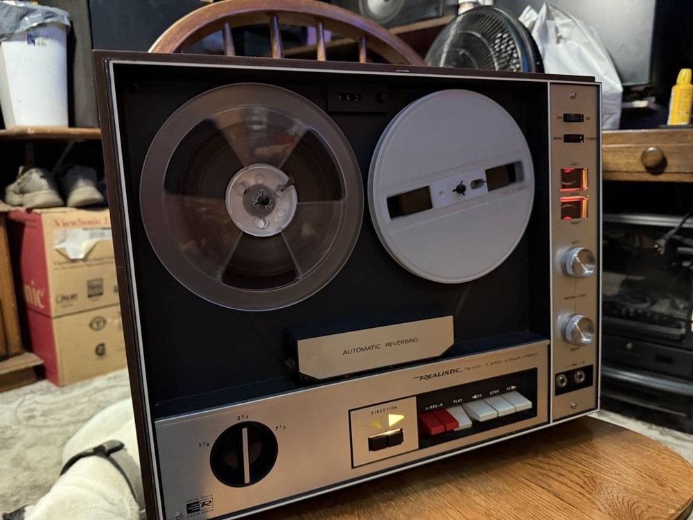 Realistic TR-101D 3 Speed 4 Track Stereo Please Read Description