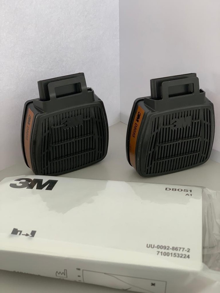3M SECURE CLICK - ORGANIC VAPOUR FILTER (P.to eb.> 65°C) D8055 - pack 2 pcs