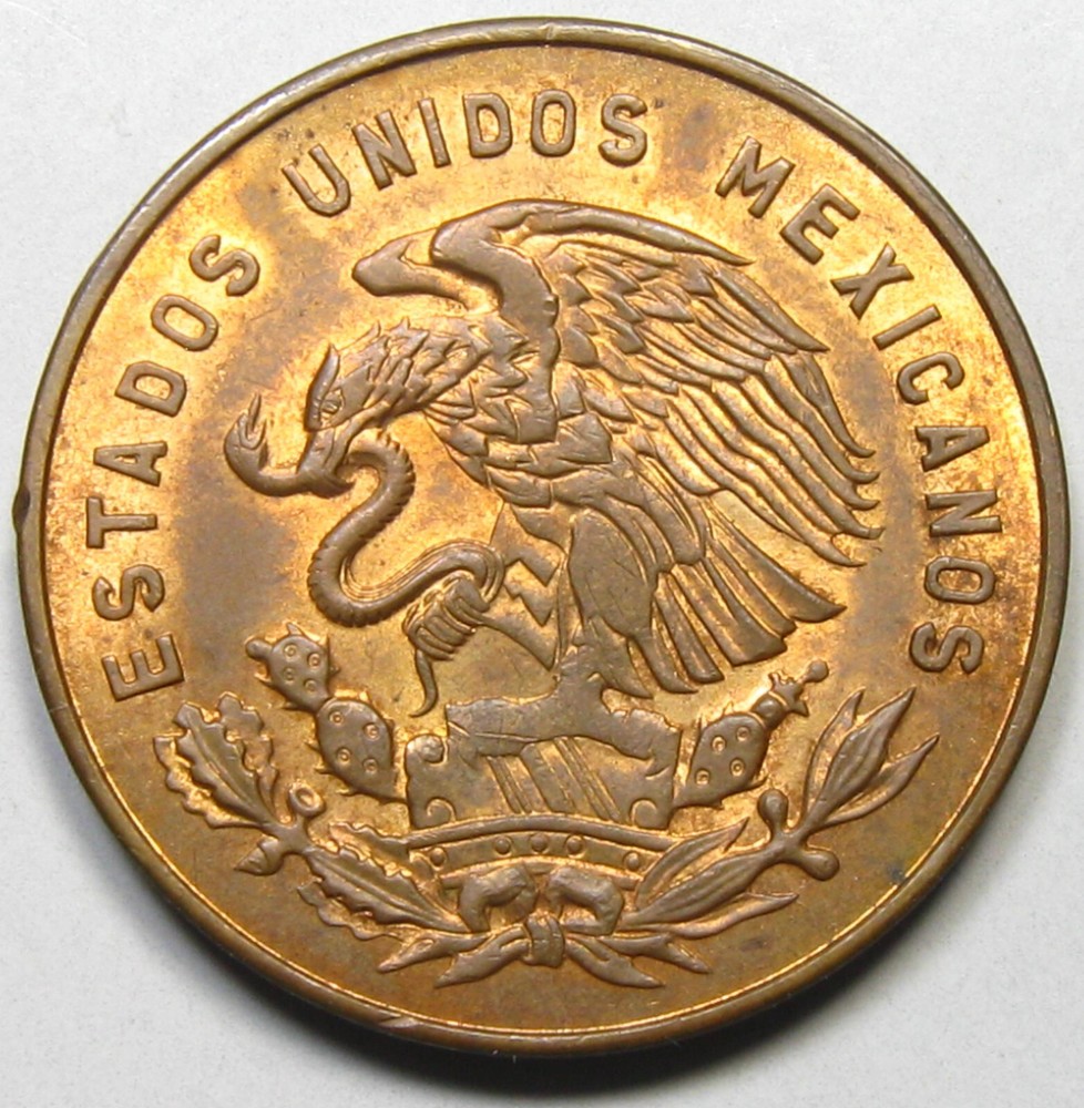 1964-Mo Mexico 5 Centavos