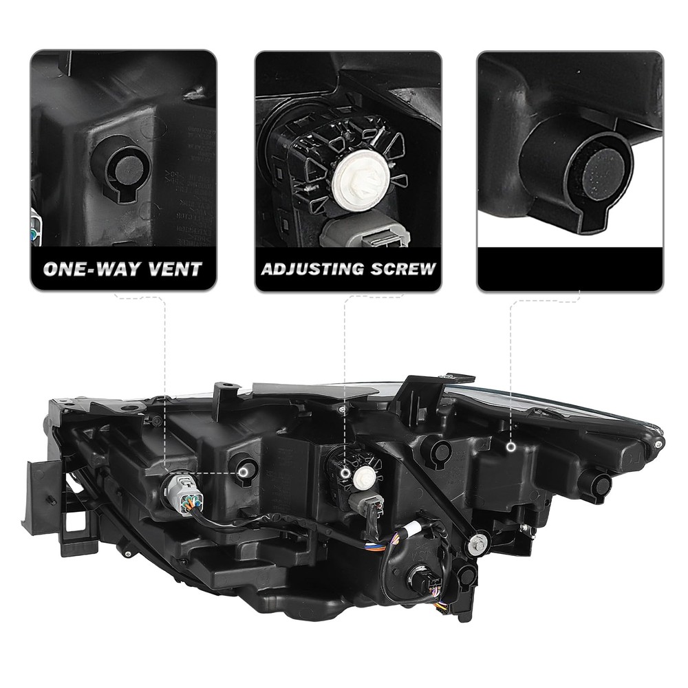 Without AFS Headlight Assembly 2022-2024 CX-5 LED Passenger Right Side