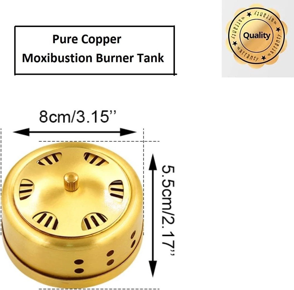 Moxibustion Copper Burner Box Tank 艾灸盒