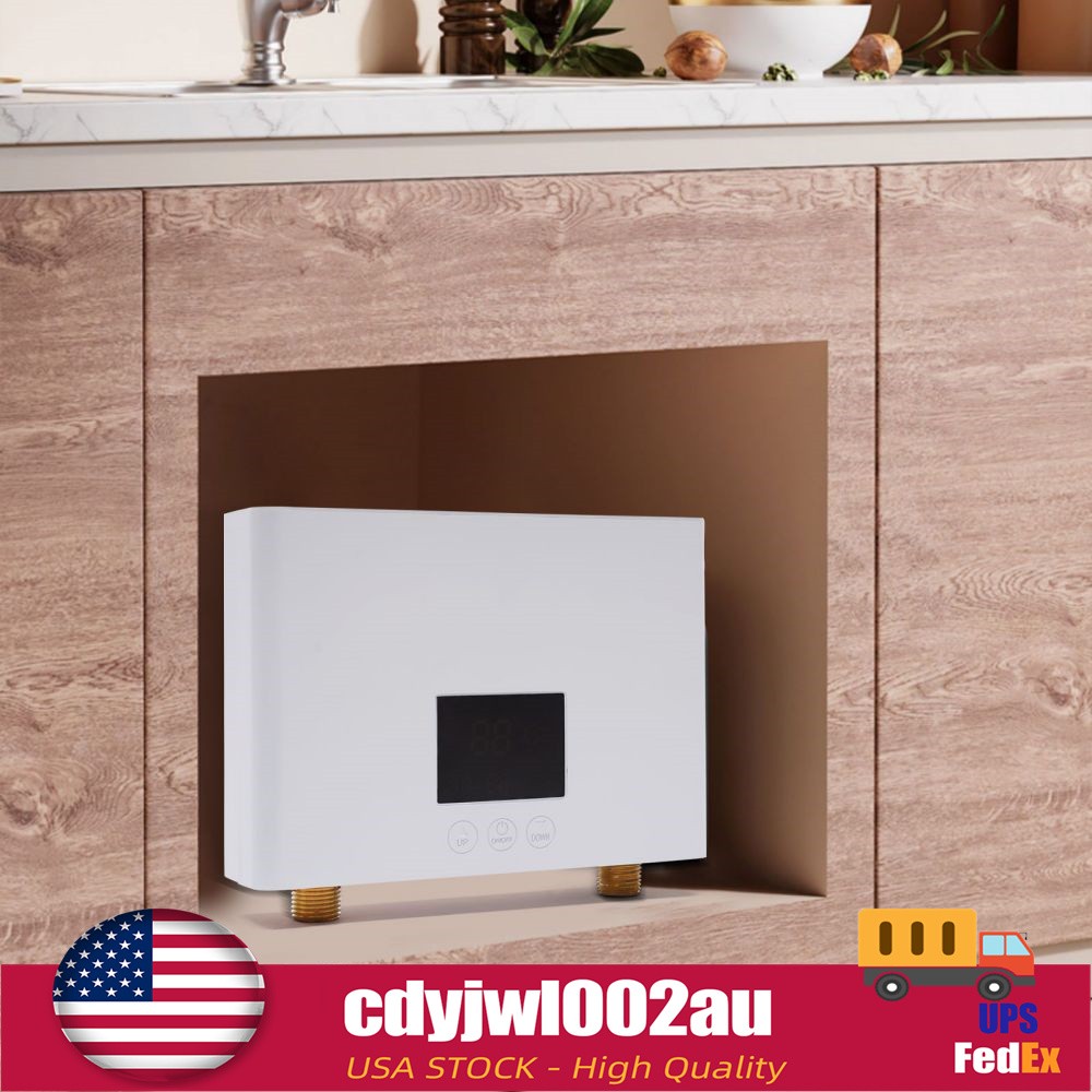 3000W Tankless Electric Water Heater – Instant Hot Water for Kitchen & Bath