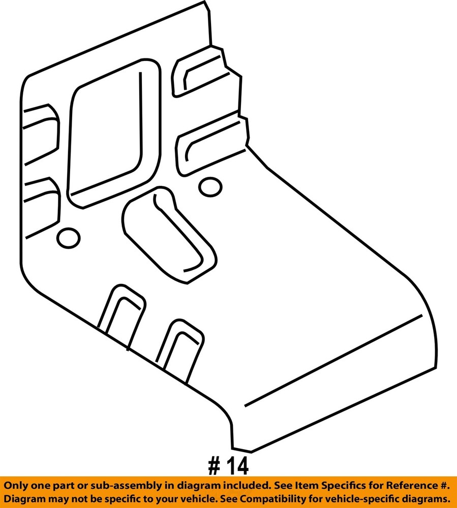 GM OEM Fender-Inner Support Left 13237557